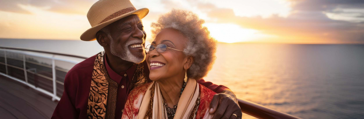older couple on cruise