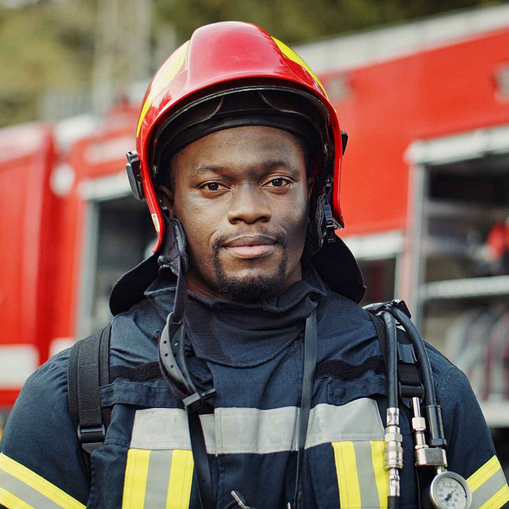Image of a firefighter